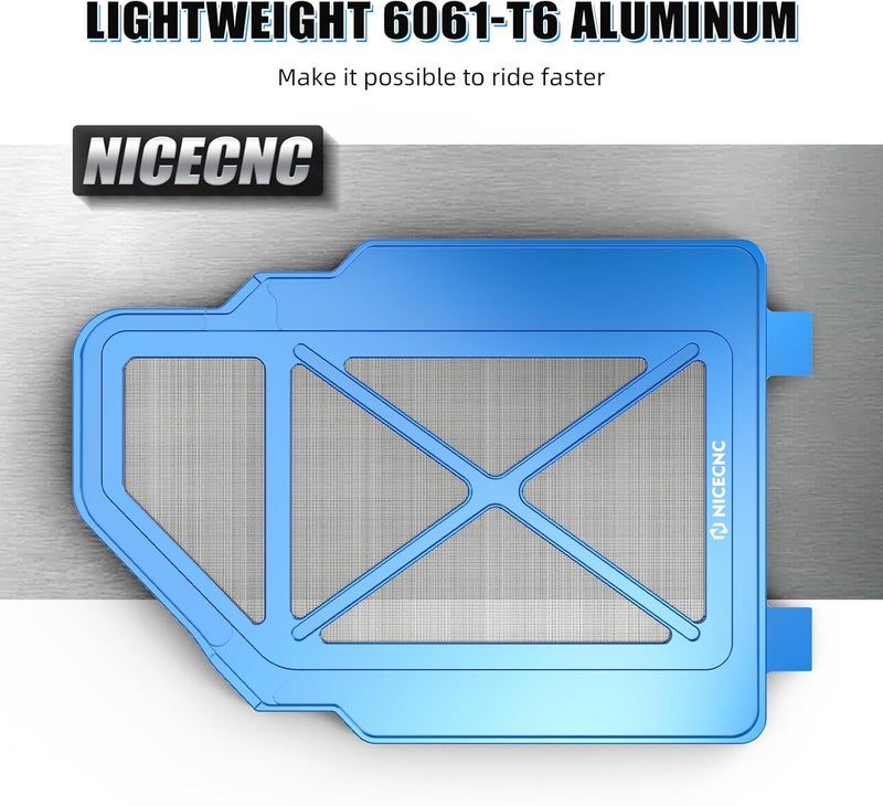 NICECNC Airbox Lid Cover Blue Compatible with Yamaha YFZ450R 2009 2010 2011 2012 2013 2014-2024, YFZ450R SE 2009-2019 2020 2021 2022 2023 2024, See Fitments - Image 5